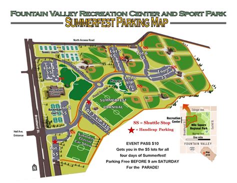 Summerfest Event Map | Fountain Valley, CA - Official Website | Fountain valley, Map, Recreation ...