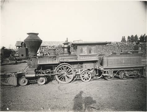 [Central Pacific Railroad steam locomotive No. 4 ] : Free Borrow ...