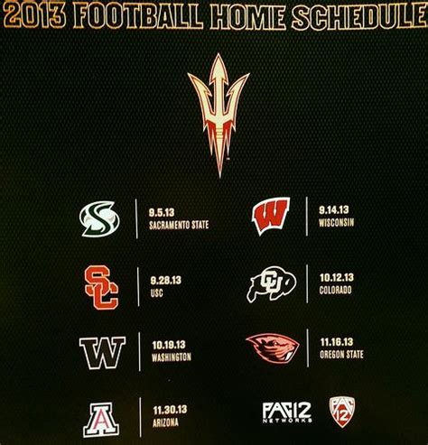 Arizona State Football Schedule - BrianaLarkin