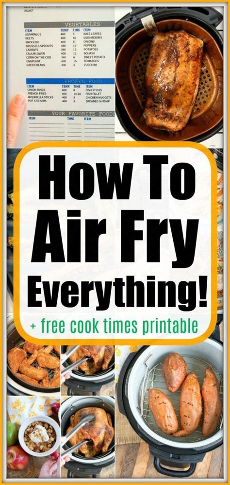 air fryer recipes and reviews for you | Air fryer cooking times, Air ...