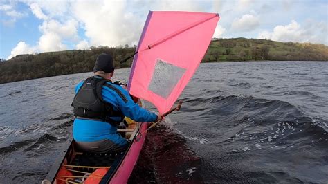 Water Sports Canoe Sailing ENDLESS RIVER Solo Canoe Sail or Sailing Kit Optional Pole Kayaking ...