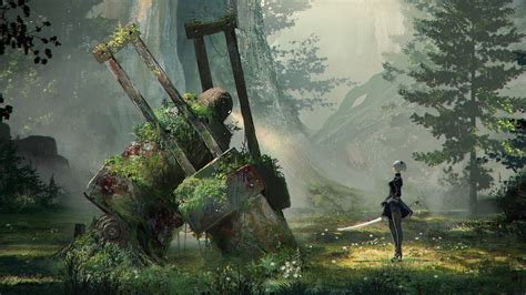 Nier - Automata - Nier Automata Forest Kingdom - 1600x900 Wallpaper ...