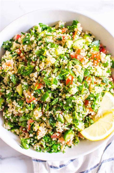 Quinoa Tabbouleh Salad - iFoodReal.com