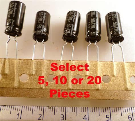 Rubycon YXG Electrolytic Capacitor 50V 120uF 8x16mm MBF017F | Rich ...