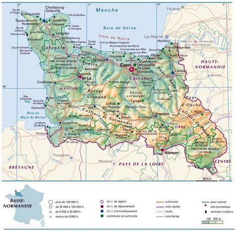 Large Normandy Maps for Free Download and Print | High-Resolution and Detailed Maps