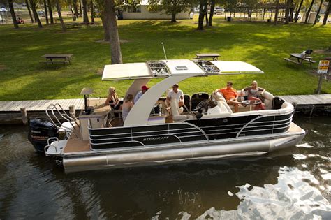 Redefining Luxury Pontoon Boats with Automated Shade - SureShade