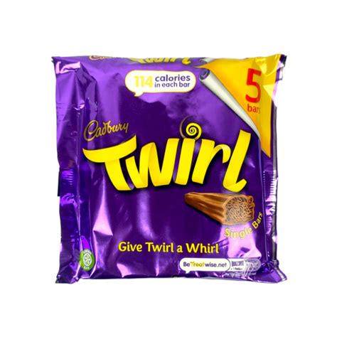 Cadbury Twirl Chocolate 5 Bars – Shopifull