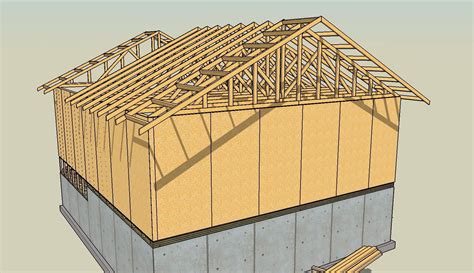 Drawing Lumber with SketchUp Series Part 8 How to Draw Roof Trusses | Roof trusses, Lumber, Drawings