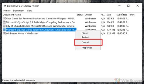 Windows 10 How To Cancel Print Jobs Clear The Print Queue Reset Print ...