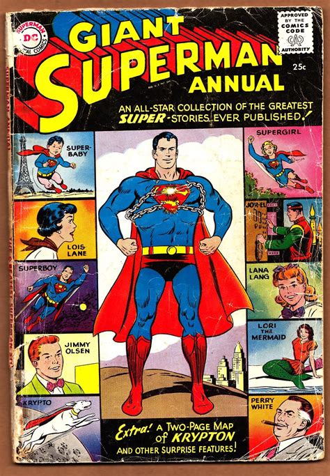 superman annual 1 | Classic comics, Superman comic, Vintage comics