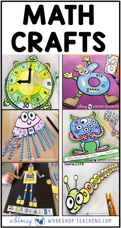 Math Crafts - Math + Art - Whimsy Workshop Teaching