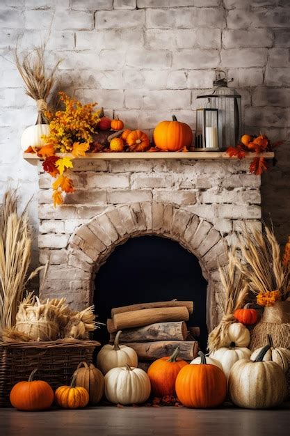 Premium AI Image | Cozy Autumn Home Decor