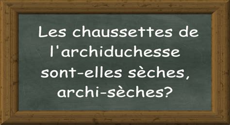 French Tongue Twisters and longest words