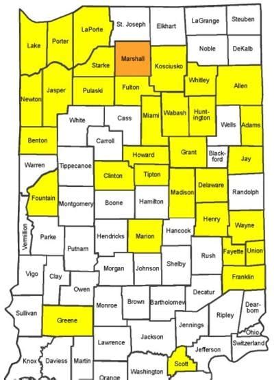 Travel advisories issued for 32 Indiana counties | Local news ...