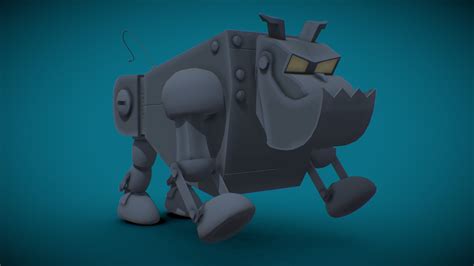 Cartoon Robot Dog - Download Free 3D model by 3DWorkbench [745c802] - Sketchfab