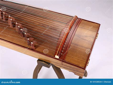 Chinese Zither Guzheng Chinese Folk Music Stock Photo - Image of ...