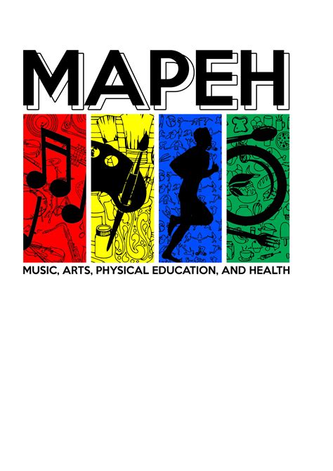 arts musicaux éducation physique et santé - création de logo de papier peint - 3508x4961 ...