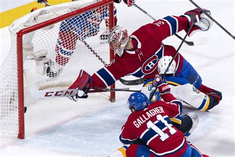 Brayden Schenn scores hat trick, lifts Blues over Canadiens - The Globe and Mail