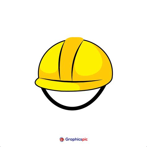 Helmet vector design for safety hats - free vector - Graphics Pic