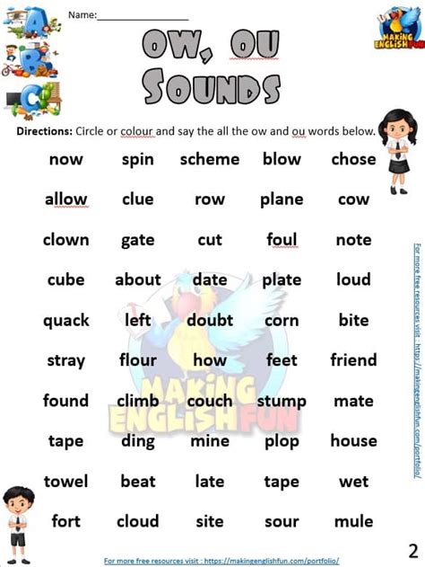 30++ Long Vowel Digraphs Worksheets – Coo Worksheets