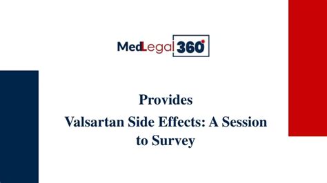 PPT - Valsartan Side Effects: Learn More About the Compensation ...