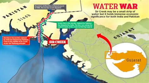 Sir Creek Dispute, Sir Creek Issue between India and Pakistan [Indo-Pak ...