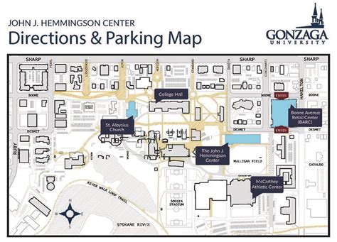 Gonzaga University Campus Map