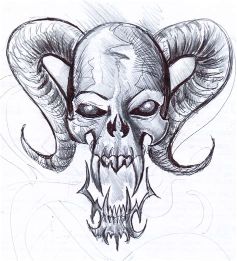 Pictures Of Skulls Drawing at PaintingValley.com | Explore collection ...