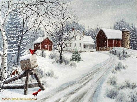 Pin by Mari Richardson on Farm Living is the Life for me | Painting snow, Winter painting ...