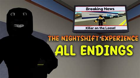 ROBLOX - The Night Shift Experience - [All Endings] [Full Walkthrough] - YouTube