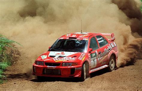 Mitsubishi Lancer Evo 5 of Tommi Makinen at 1998 Rally Australia ...