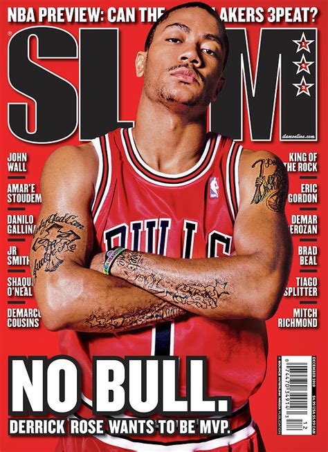 Derrick Rose Wants to be MVP: No Bull. SLAM Cover Photograph by Atiba Jefferson - Fine Art America