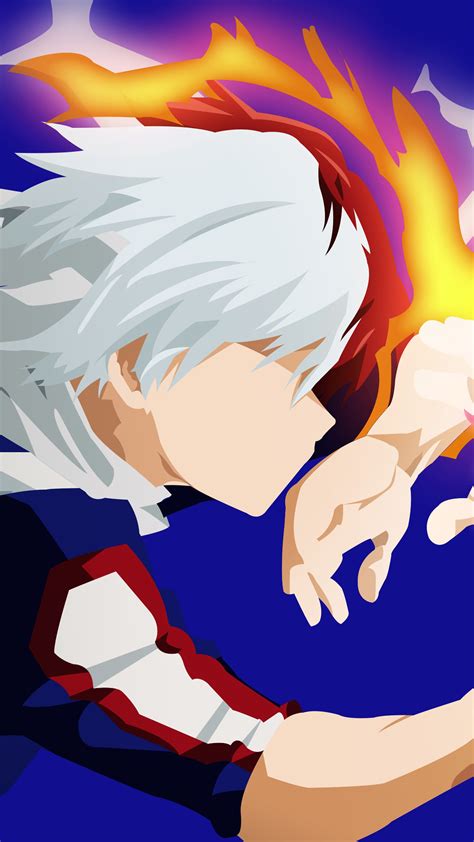 Shoto Todoroki vs Izuku Midoriya, Minimalist, My Hero Academia, 4k HD ...