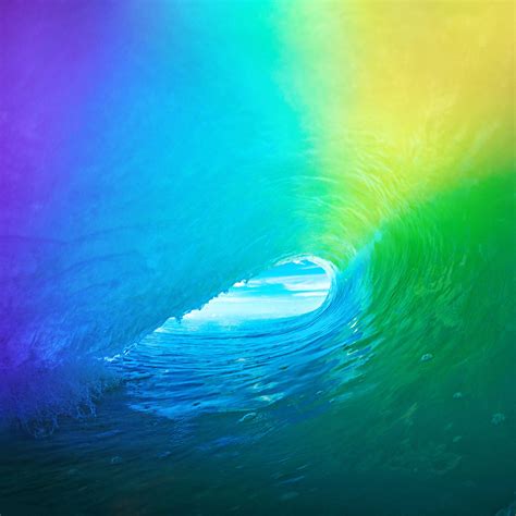 Download Colorful Wave iPad Air 4 Wallpaper | Wallpapers.com