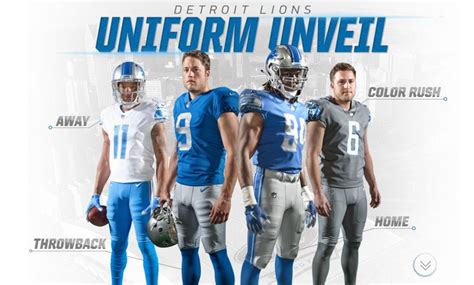 Detroit Lions introduce new uniforms and logo - TechKee