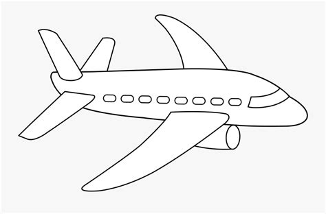 Airplane Coloring Page , Free Transparent Clipart - ClipartKey