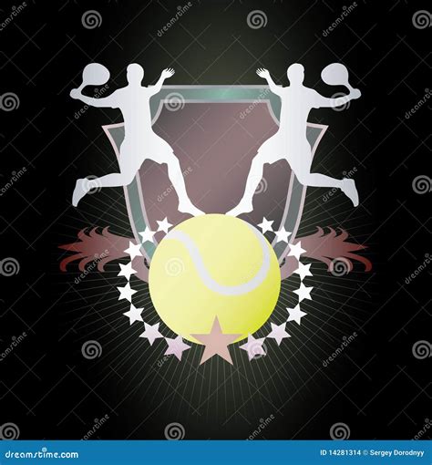 Tennis Abstract Background. Stock Illustration - Illustration of ...