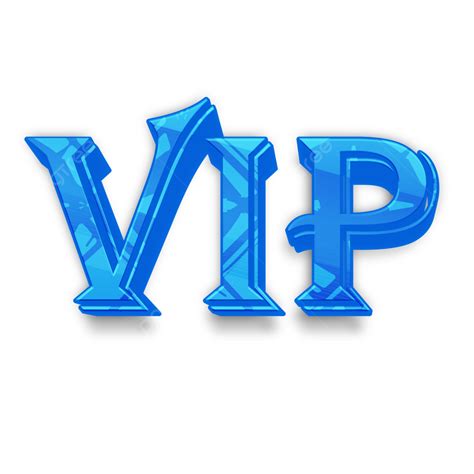 3d Blue Vip Word Text Creative, Vip, Vip Word, Vip Text PNG and Vector with Transparent ...