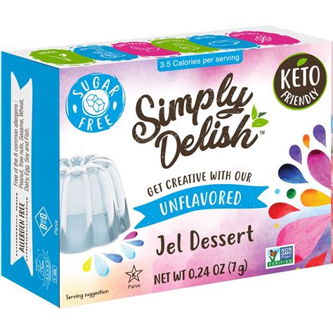 Simply Delish Unflavored Jel Dessert 7g | Woolworths