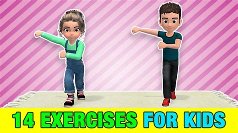 14 Best Exercises For Kids To Do At Home - YouTube