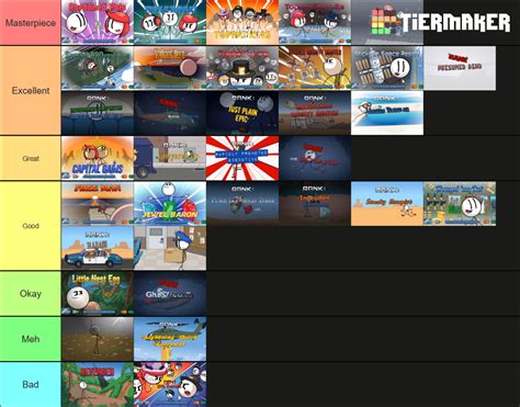 Henry Stickmin Series Endings Tier List (Community Rankings) - TierMaker