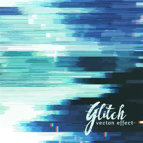 Glitch effect distorted image vector background eps | UIDownload