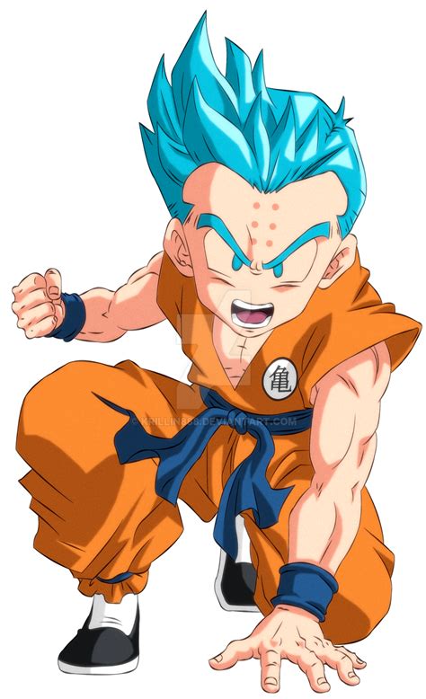 Super Saiyan Blue Krillin by Krillin888 on DeviantArt