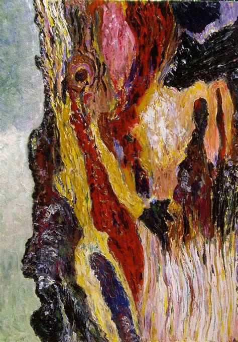 Tree bark acrylic painting | This painting measuring 1000x70… | Flickr