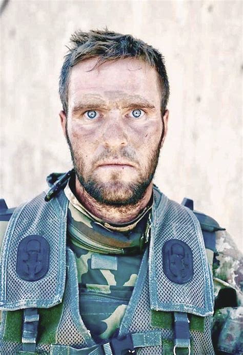 Thousand-yard stare. Corporal Antonio Metruccio's eyes after enduring a constant 72-hour of ...