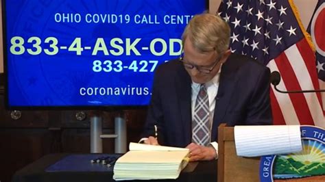 Gov. DeWine signs coronavirus response package into law