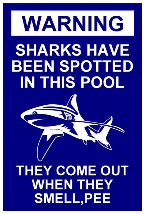 SWIMMING POOL SIGN | Funny warning signs, Pool funny, Beach signs