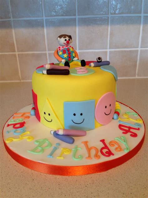 Mr Tumble and Mister Maker Birthday Cake | Fiesta cumpleaños, Tortas, Cumpleaños