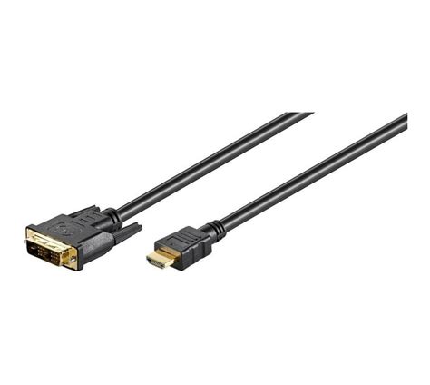 Someone’s in a Makro Goobay DVI-D Male to HDMI Male Gold-Plated 2m Cable Mood