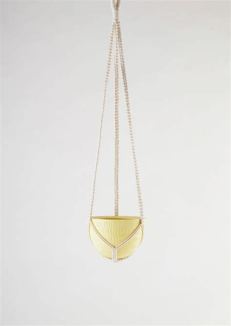 Macrame Hanging Planters | Modern Ceramic Basket | For Indoor Plants